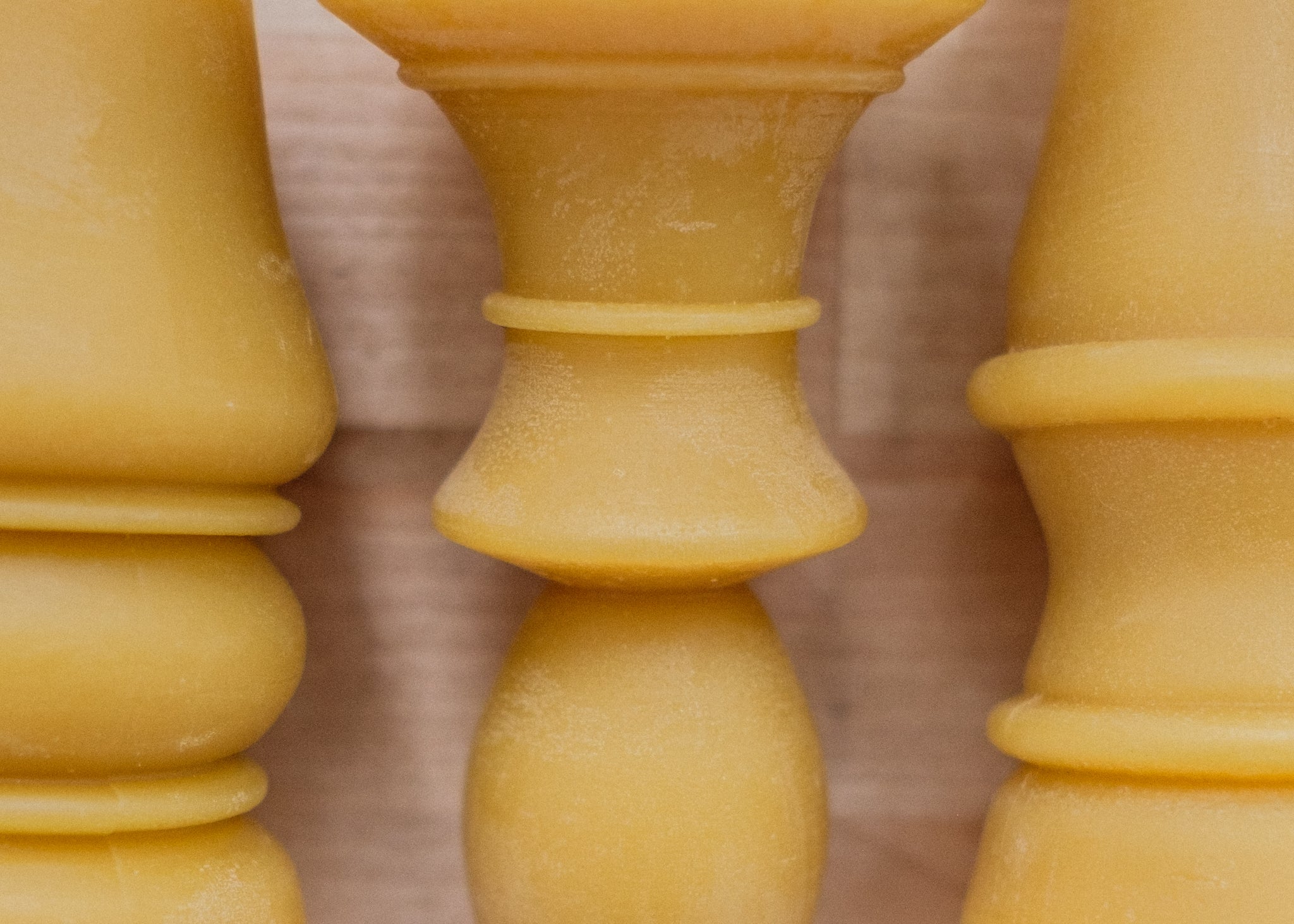 Yellow Beeswax Candles - Image 3